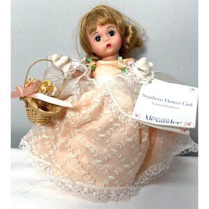 Madame Alexander Southern Flower Girl Doll 8" Limited Edition Blonde Hair Pink D